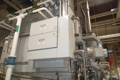 Industrial Power Facility Turbine Generator Installation