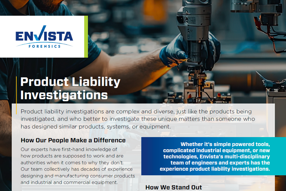 Product Liability Investigations