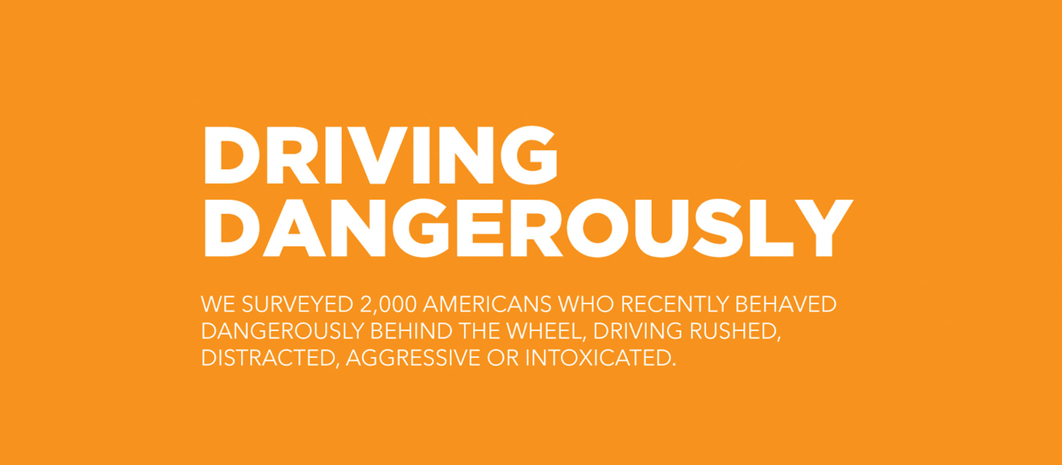 Survey of Americans Who Drive Dangerously